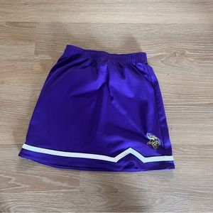 Purple Vikings cheer skirt